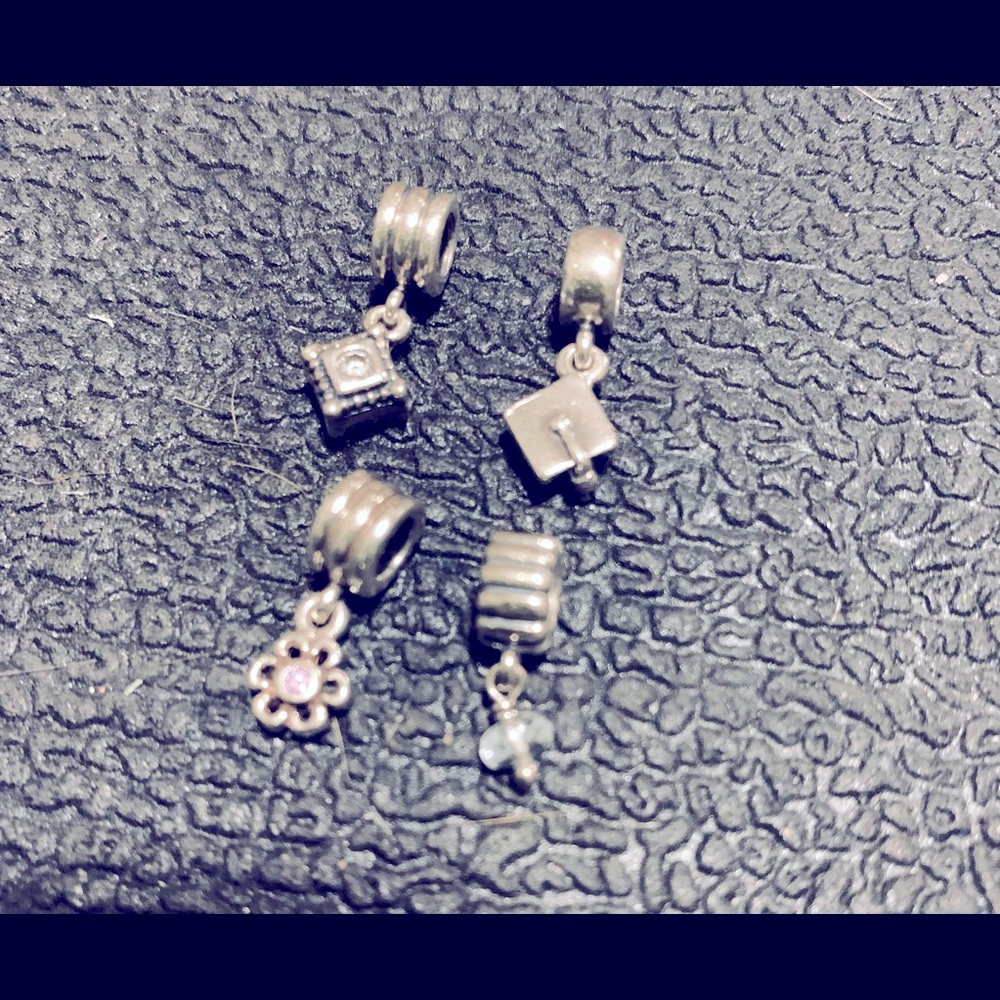 Pandora Sterling Silver dangle charms